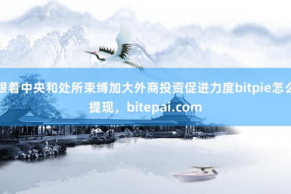 跟着中央和处所束缚加大外商投资促进力度bitpie怎么提现，bitepai.com