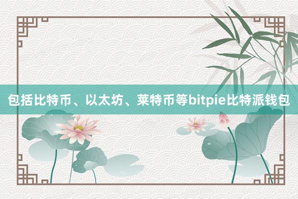 包括比特币、以太坊、莱特币等bitpie比特派钱包