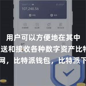 用户可以方便地在其中存储、发送和接收各种数字资产比特派官网，比特派钱包，比特派下载，比特派苹果版