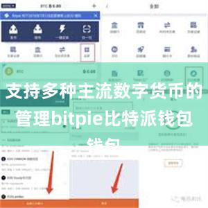 支持多种主流数字货币的管理bitpie比特派钱包
