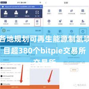 各地规划可再生能源制氢项目超380个bitpie交易所