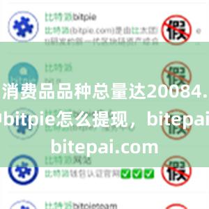 消费品品种总量达20084.7万种bitpie怎么提现，bitepai.com