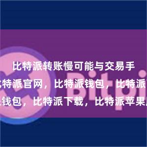 比特派转账慢可能与交易手续费有关比特派官网，比特派钱包，比特派下载，比特派苹果版